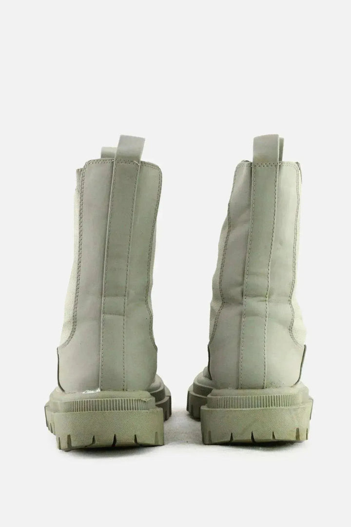 Bershka Stretchable Ankle Boots | 100% Authentic Leather - sundaybazar