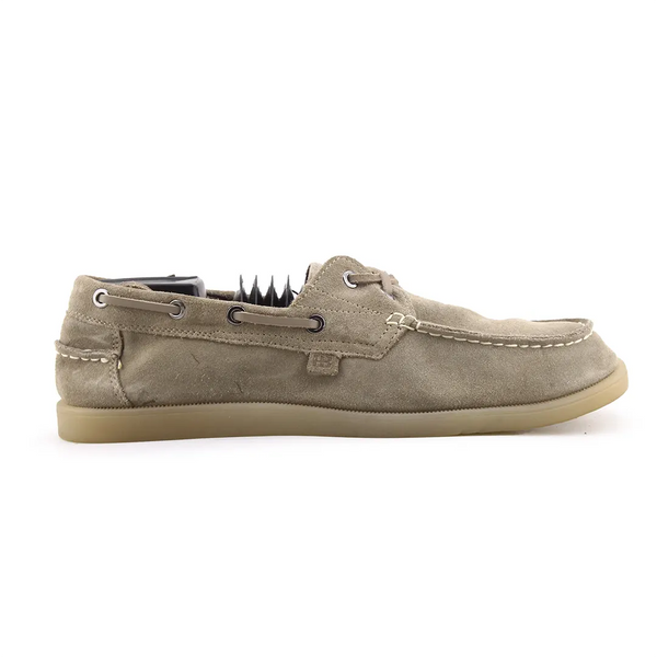 Pull & Bear Velvet Lace Up Dockside Loaferss