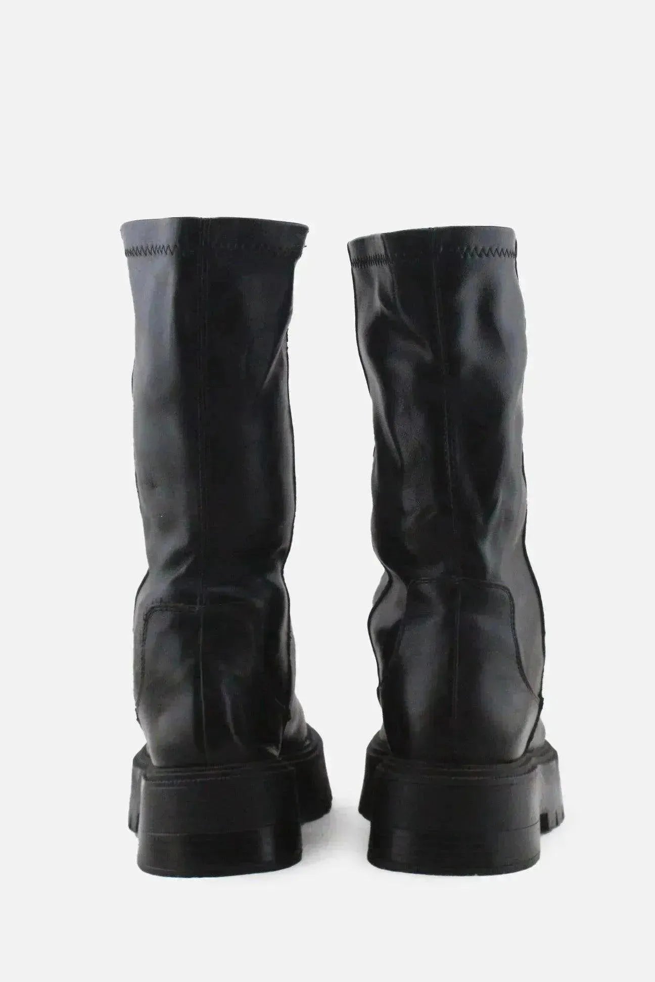 Bershka Ankle Boots | 100% Authentic Leather - sundaybazar