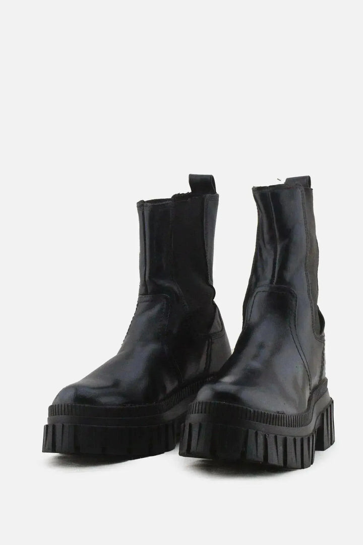 Stradivarius Stretchable Ankle Boots | 100% Authentic Leather - sundaybazar