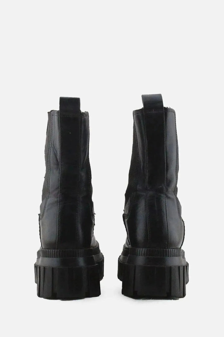 Stradivarius Stretchable Ankle Boots | 100% Authentic Leather - sundaybazar
