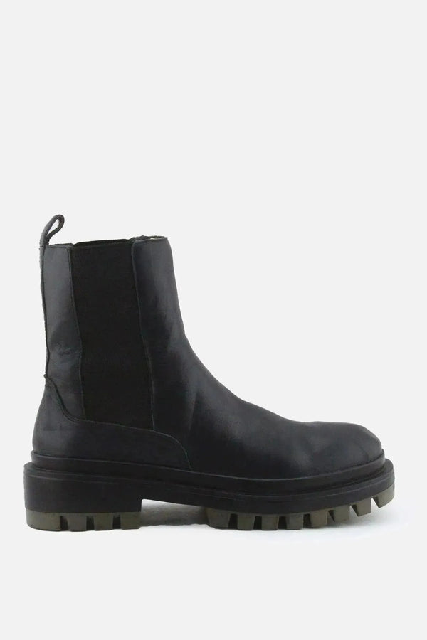 Zara Stretchable Combat Ankle Boots | 100% Authentic Leather