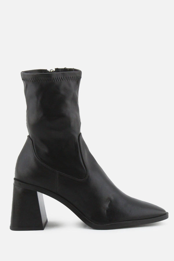 Zara Zipper Block Ankle Boots | 100% Authentic Leather