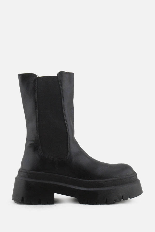 Pull & Bear Stretchable Ankle Boots | 100% Authentic Leather