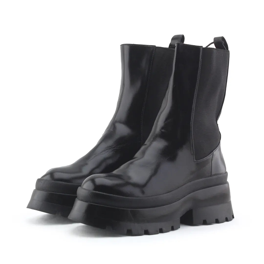 Zara Stretchable Ankle Boot | 100% Authentic Leather