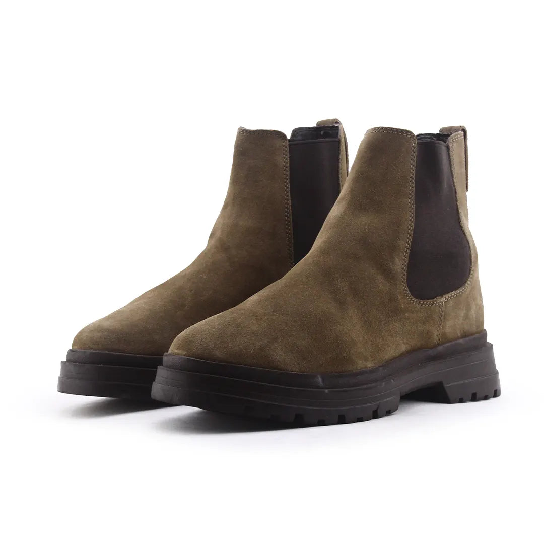 Zara Stretchable Suede Ankle Boot