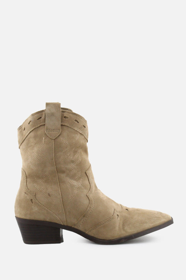 Stradivarius Block Ankle Boots | Suede