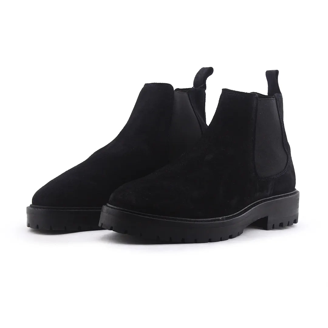 Massimo Dutti Stretchable Suede Ankle Boot