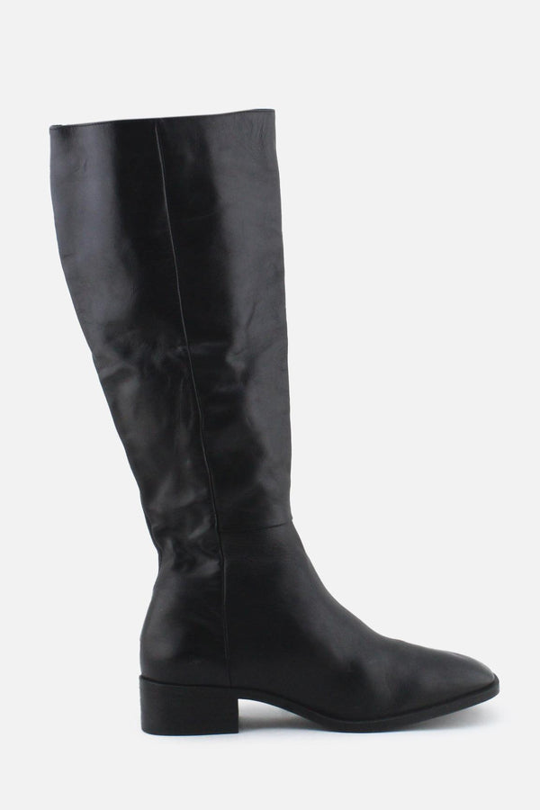 Zara Zipper Block Knee High Boots | 100% Authentic Leather