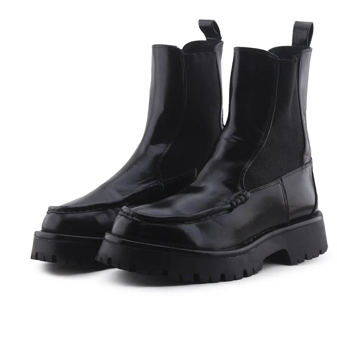 Zara Stretchable Ankle Boot | 100% Authentic Leather
