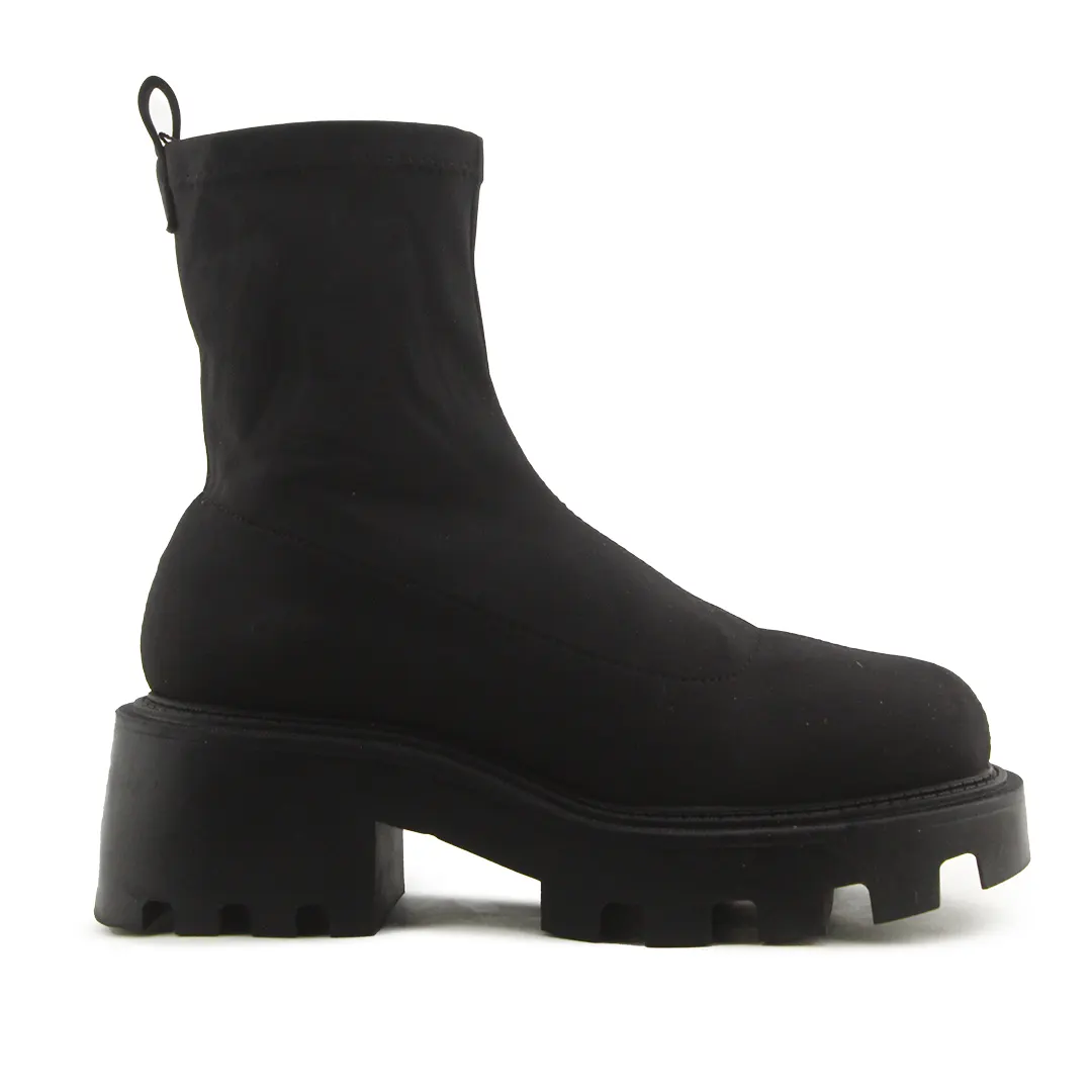 Zara Zipper Stretchable Ankle Boot