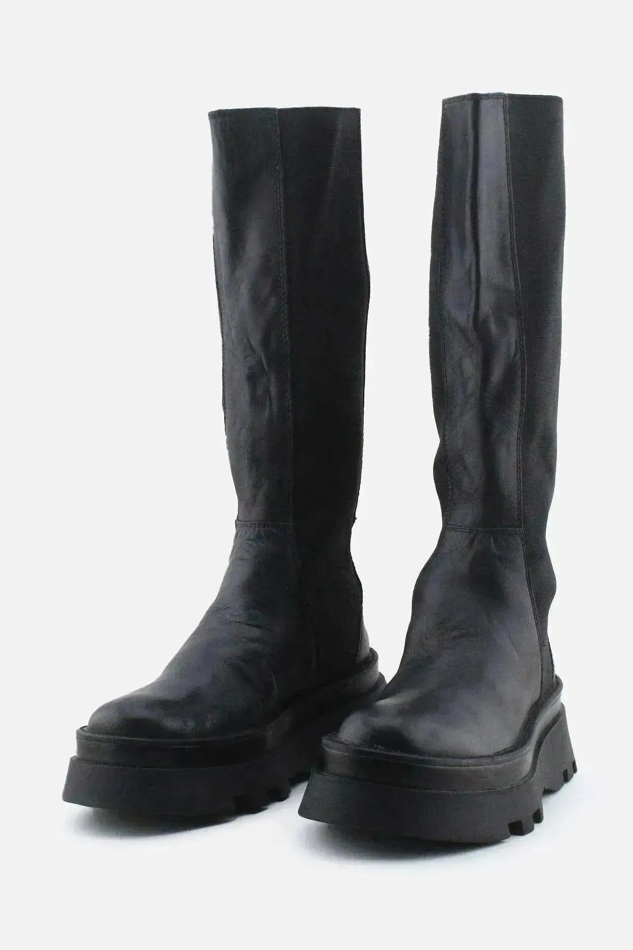 Zara Stretchable Knee High Boots | 100% Authentic Leather