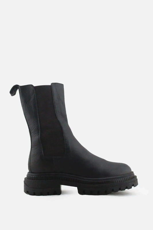 Bershka Stretchable Ankle Boots | 100% Authentic Leather - sundaybazar