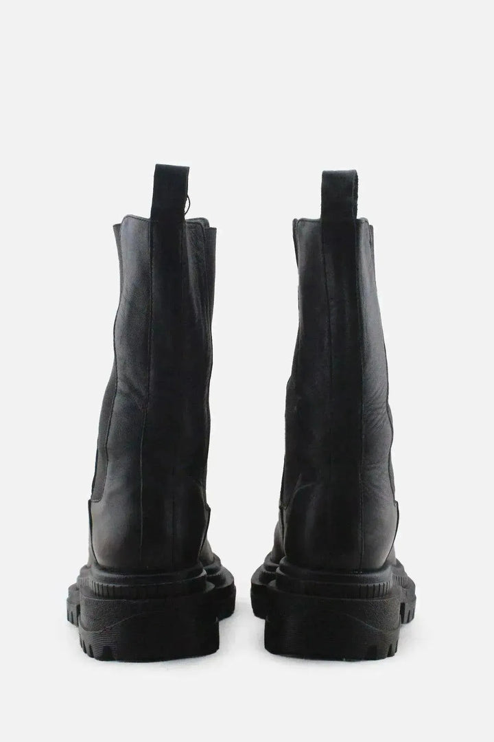 Bershka Stretchable Ankle Boots | 100% Authentic Leather - sundaybazar