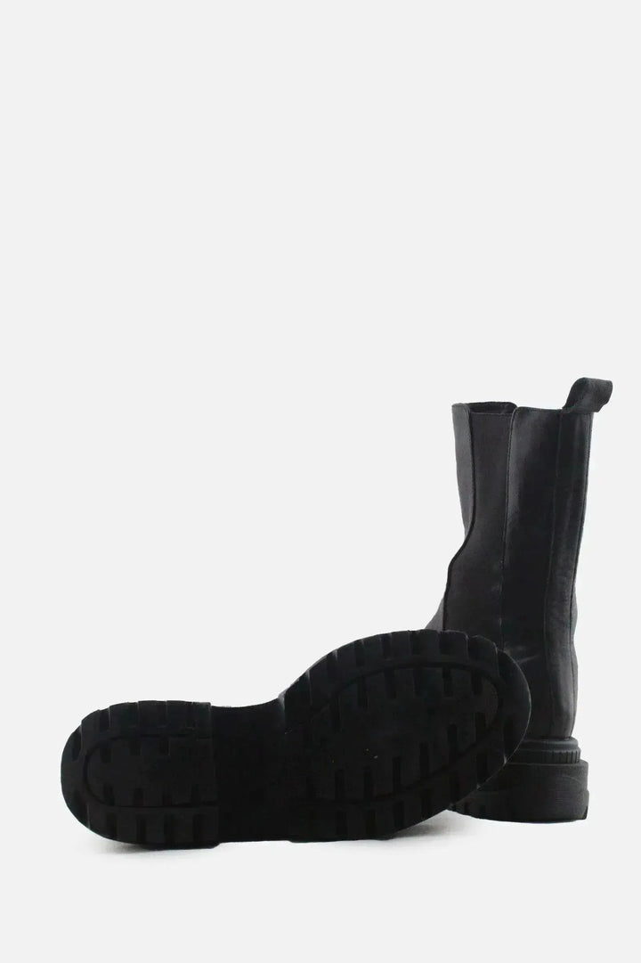 Bershka Stretchable Ankle Boots | 100% Authentic Leather - sundaybazar