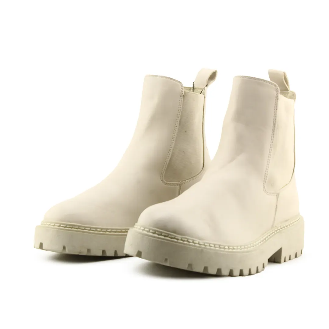 Pull & Bear Stretchable Ankle Boots | 100% Authentic Leather