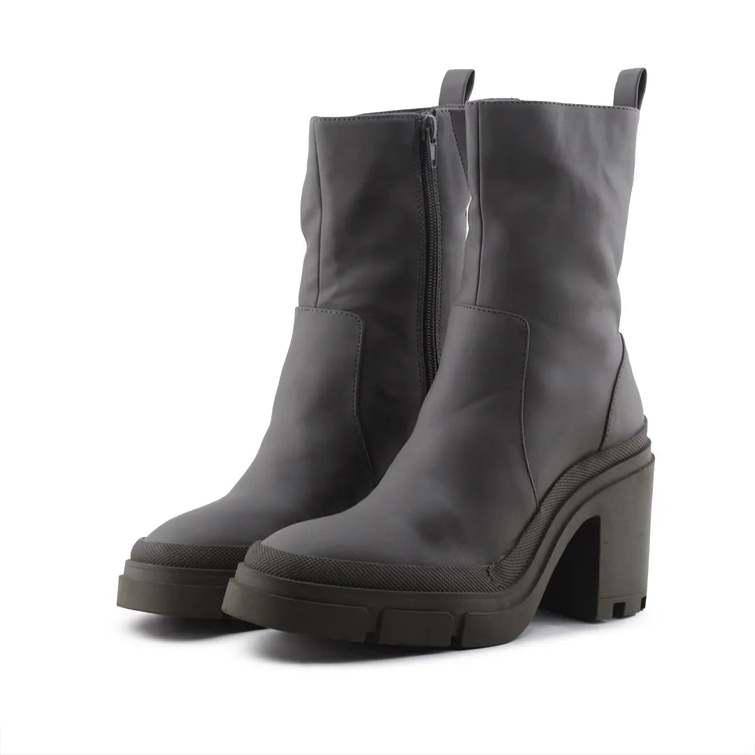 Zara Zipper Stretchable Ankle Boot | 100% Authentic Leather