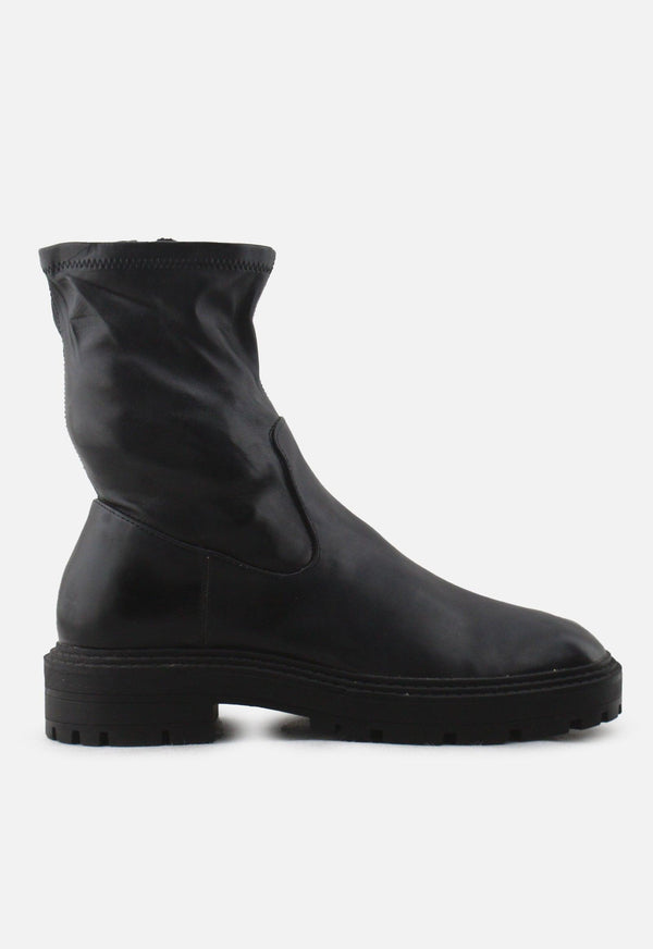 Zara Zipper Block Ankle Boots | 100% Authentic Leather