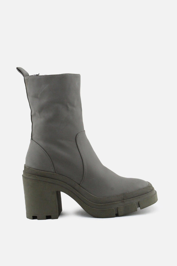 Zara Zipper Block Ankle Boots | 100% Authentic Leather