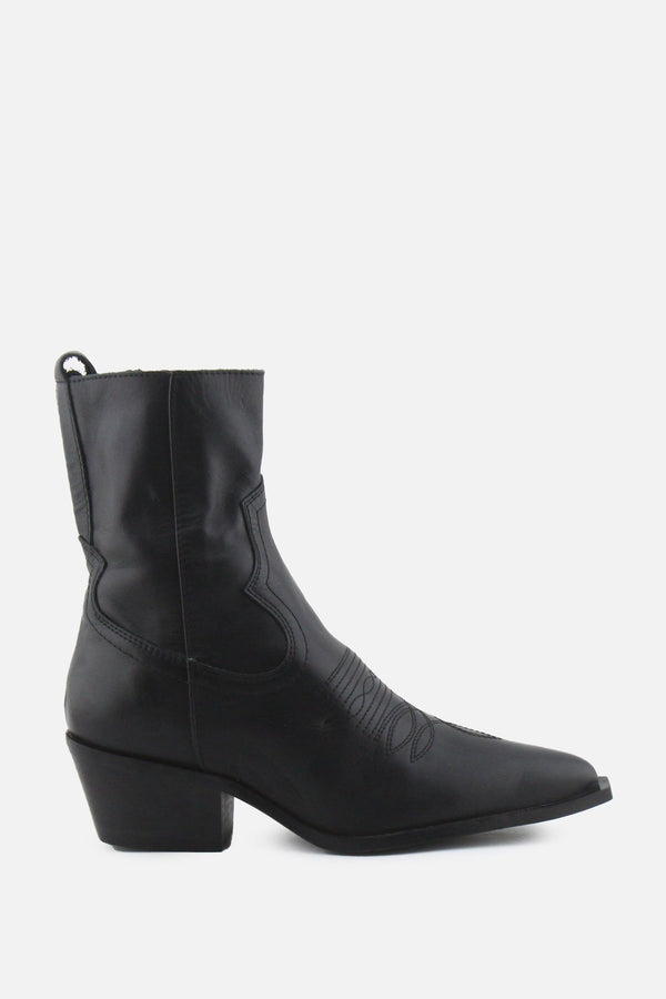 Zara Zipper Block Ankle Boots | 100% Authentic Leather