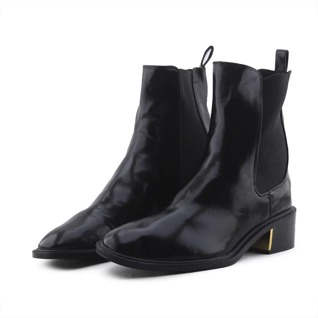Zara Stretchable Ankle Boot | 100% Authentic Leather