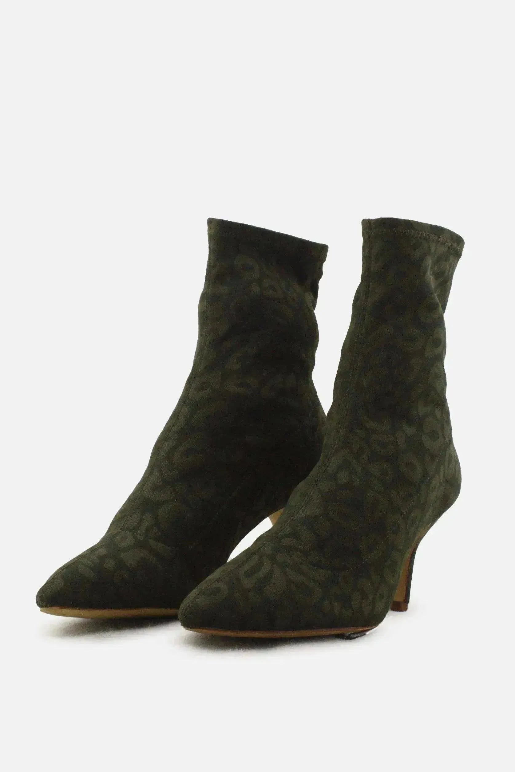 Stradivarius Stilettos Ankle Boots | Textile - sundaybazar