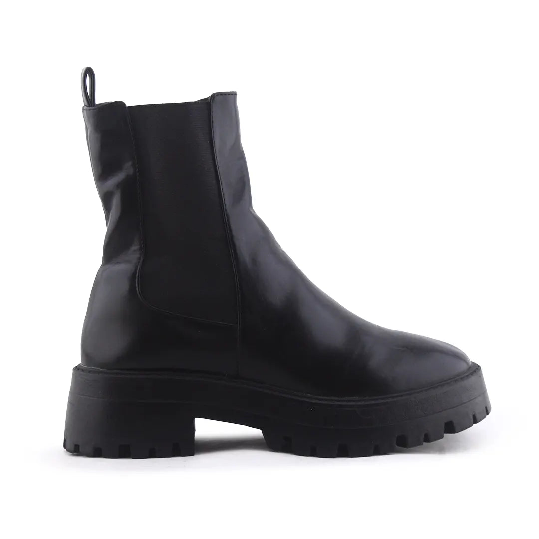 Pull & Bear Stretchable Ankle Boot | 100% Authentic Leather