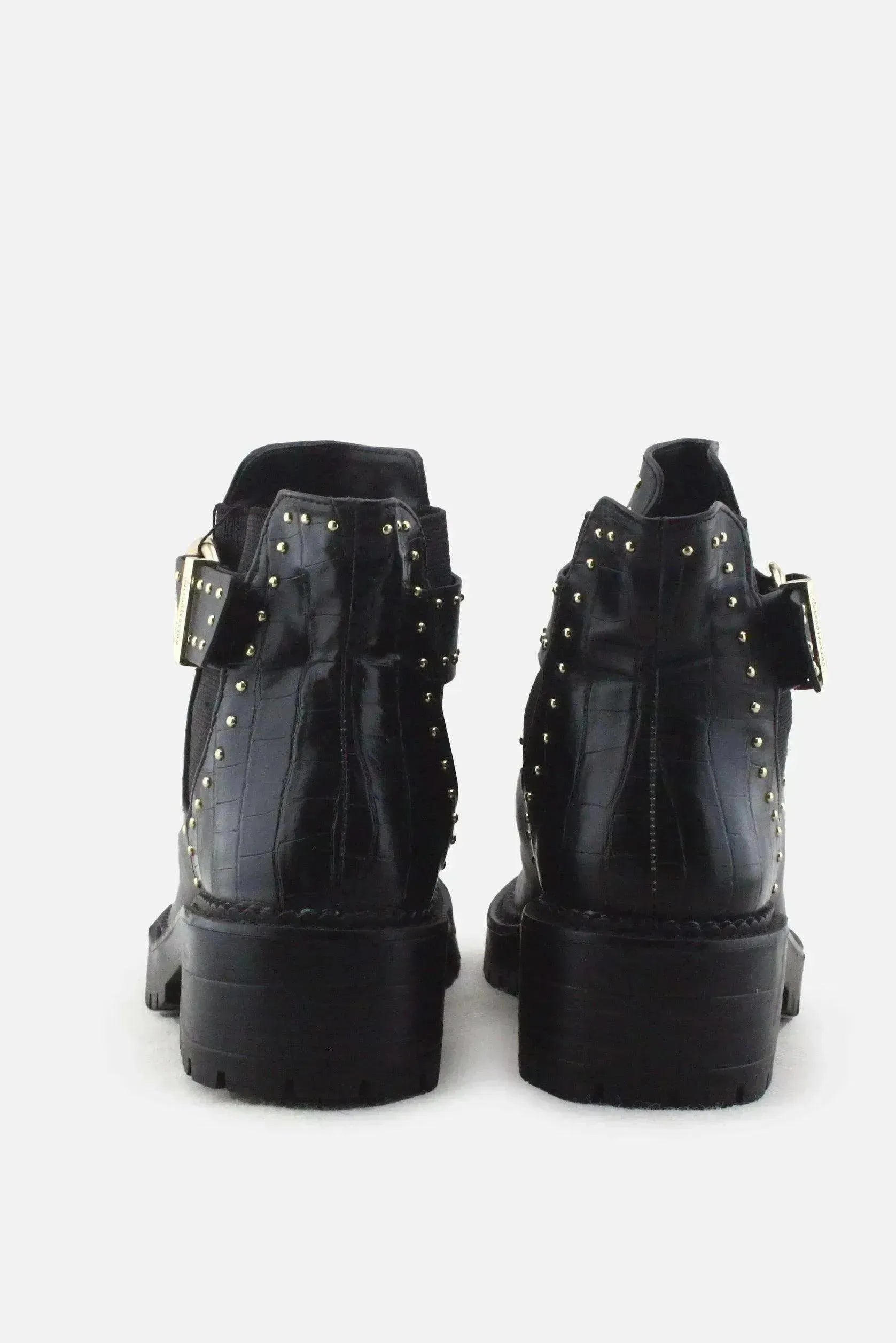 Stradivarius Stretchable Buckle Straps Chelsea Ankle Boots |100% Authentic Leather - sundaybazar