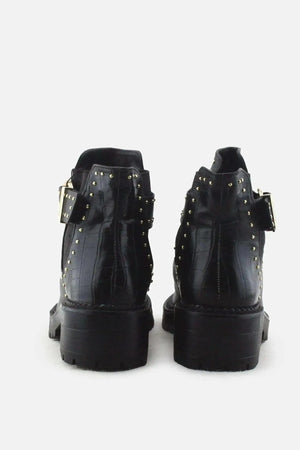 Stradivarius Stretchable Buckle Straps Chelsea Ankle Boots |100% Authentic Leather - sundaybazar