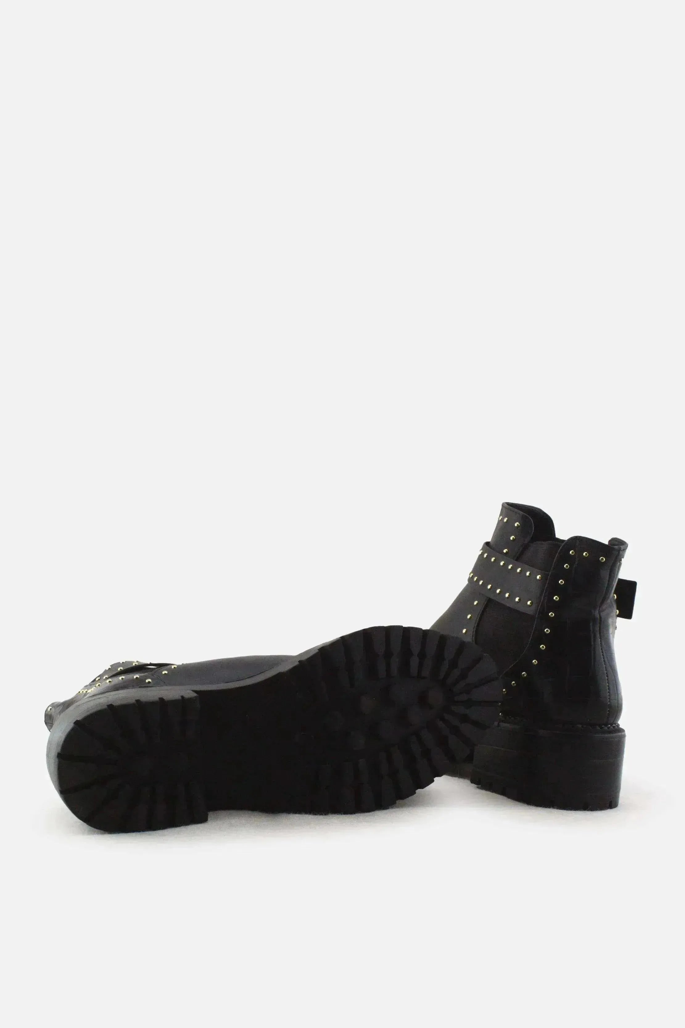 Stradivarius Stretchable Buckle Straps Chelsea Ankle Boots |100% Authentic Leather - sundaybazar