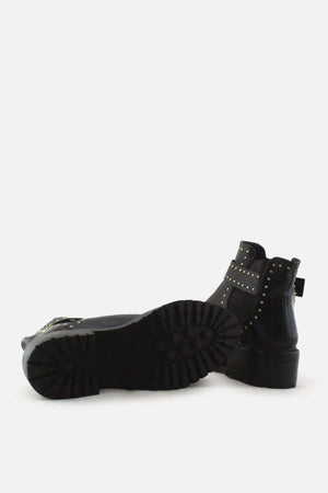 Stradivarius Stretchable Buckle Straps Chelsea Ankle Boots |100% Authentic Leather - sundaybazar