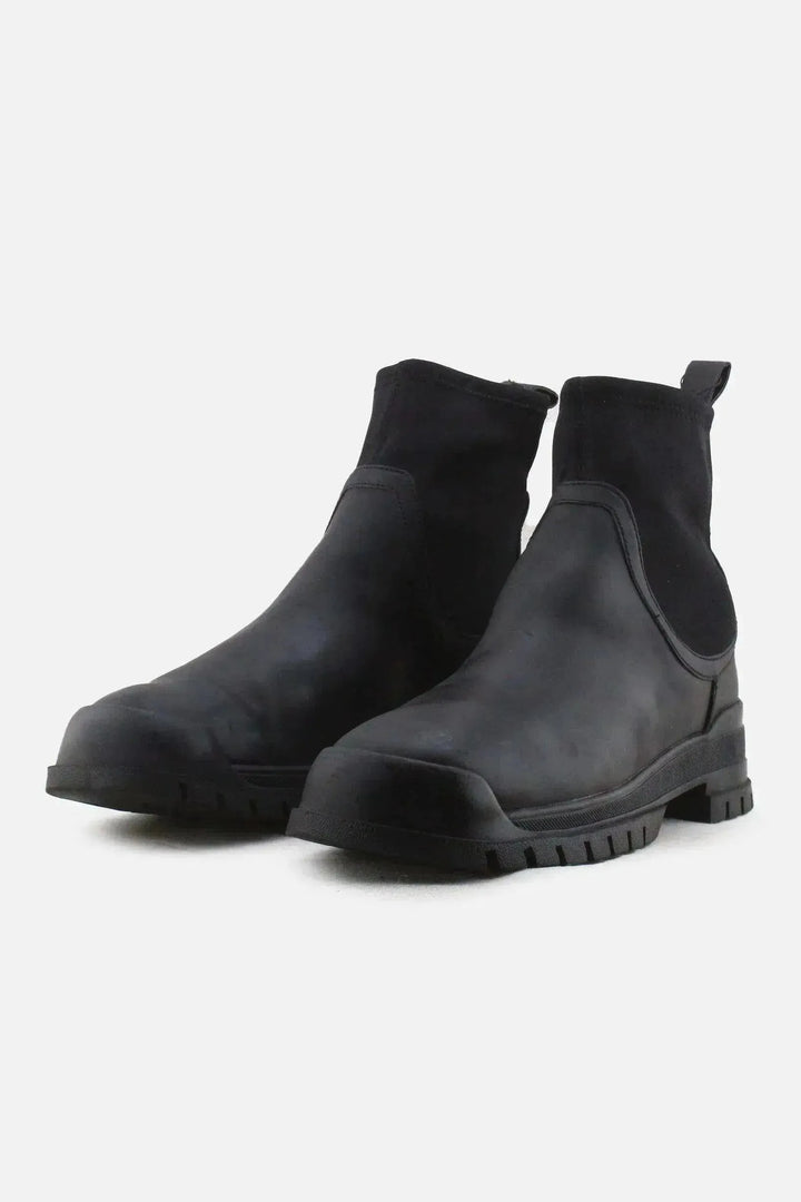 Zara Stretchable Chelsea Ankle Boots | 100% Authentic Leather - sundaybazar