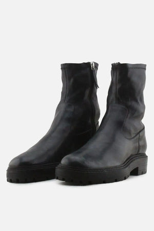 Zara Zipper Ankle Boots | 100% Authentic Leather - sundaybazar