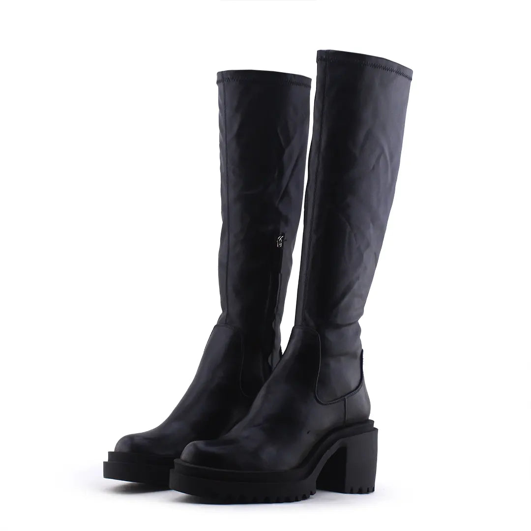 Zara Zipper Knee High Boot | 100% Authentic Leather