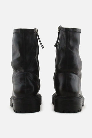 Zara Zipper Ankle Boots | 100% Authentic Leather - sundaybazar