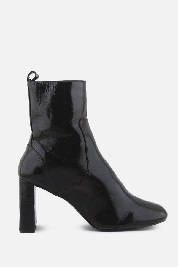 Zara Zipper Block Ankle Boots | 100% Synthetic Leather