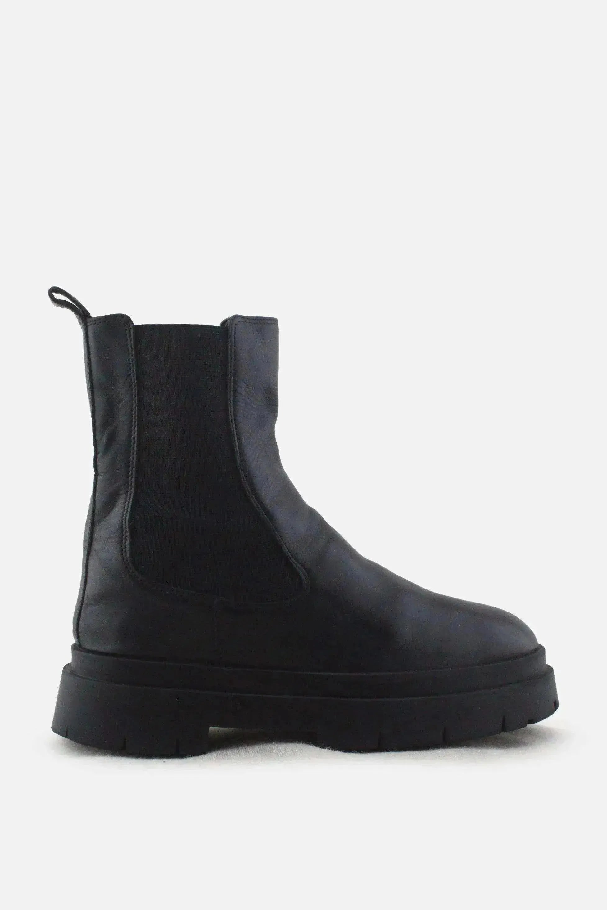Zara Stretchable Chelsea Ankle Boots |100% Authentic Leather - sundaybazar