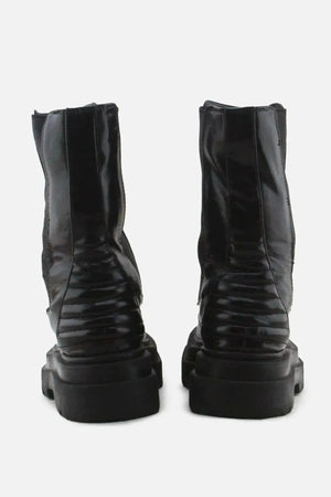 Pull & Bear Stretchable Ankle Boots | 100% Authentic Leather - sundaybazar