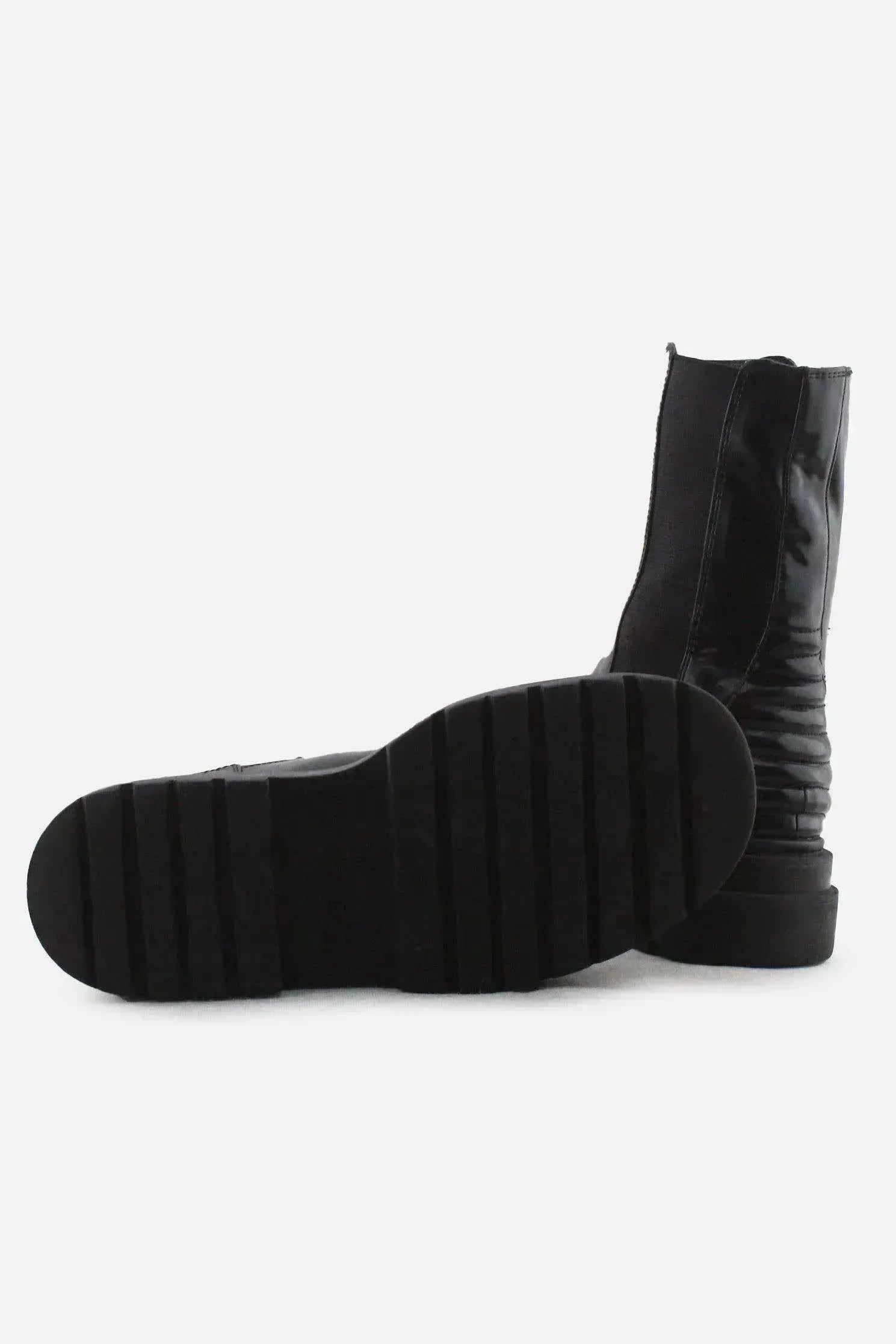 Pull & Bear Stretchable Ankle Boots | 100% Authentic Leather - sundaybazar