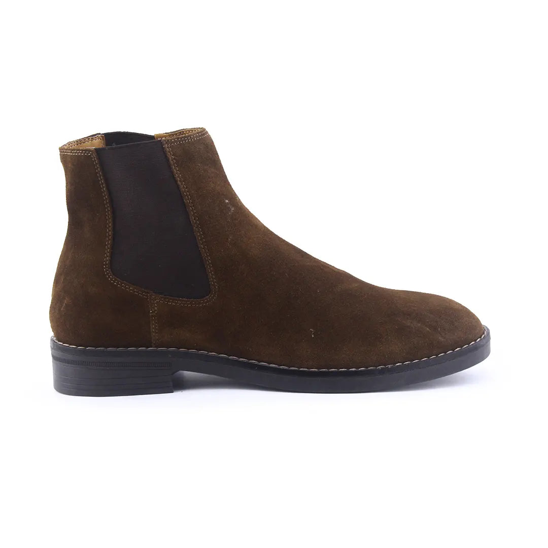 Zara Stretchable Suede Ankle Boot