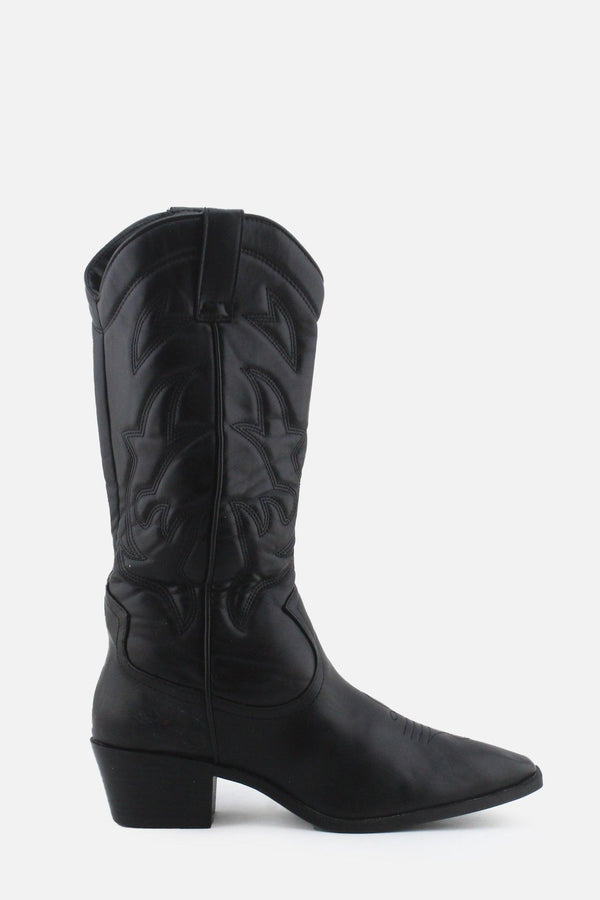 Stradivarius Block Long Boots | 100% Authentic Leather