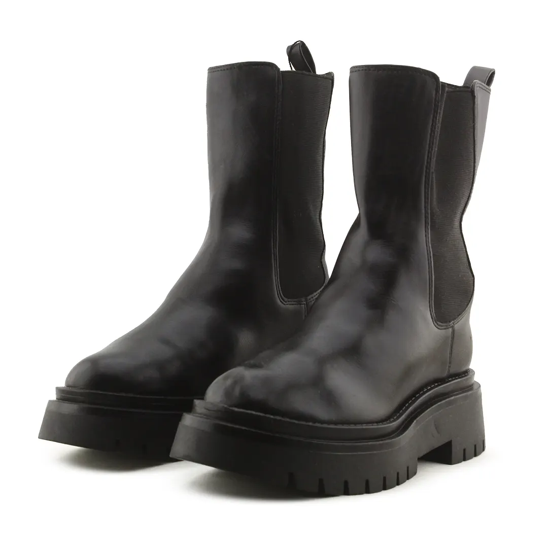 Stradivarius Stretchable Ankle Boots | 100% Authentic Leather