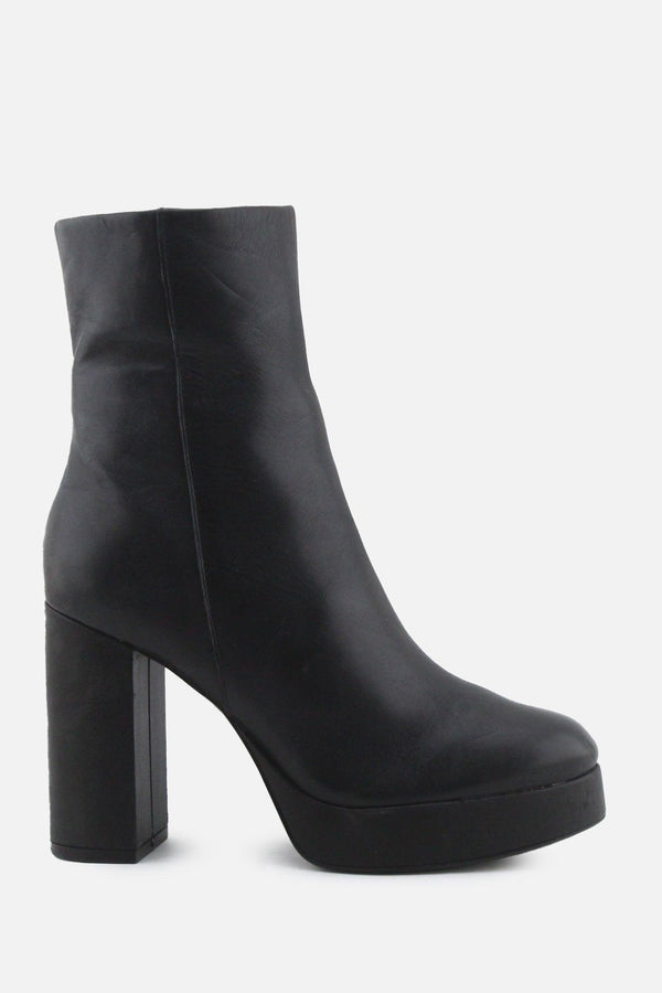 Zara Zipper Block Ankle Boots | 100% Authentic Leather