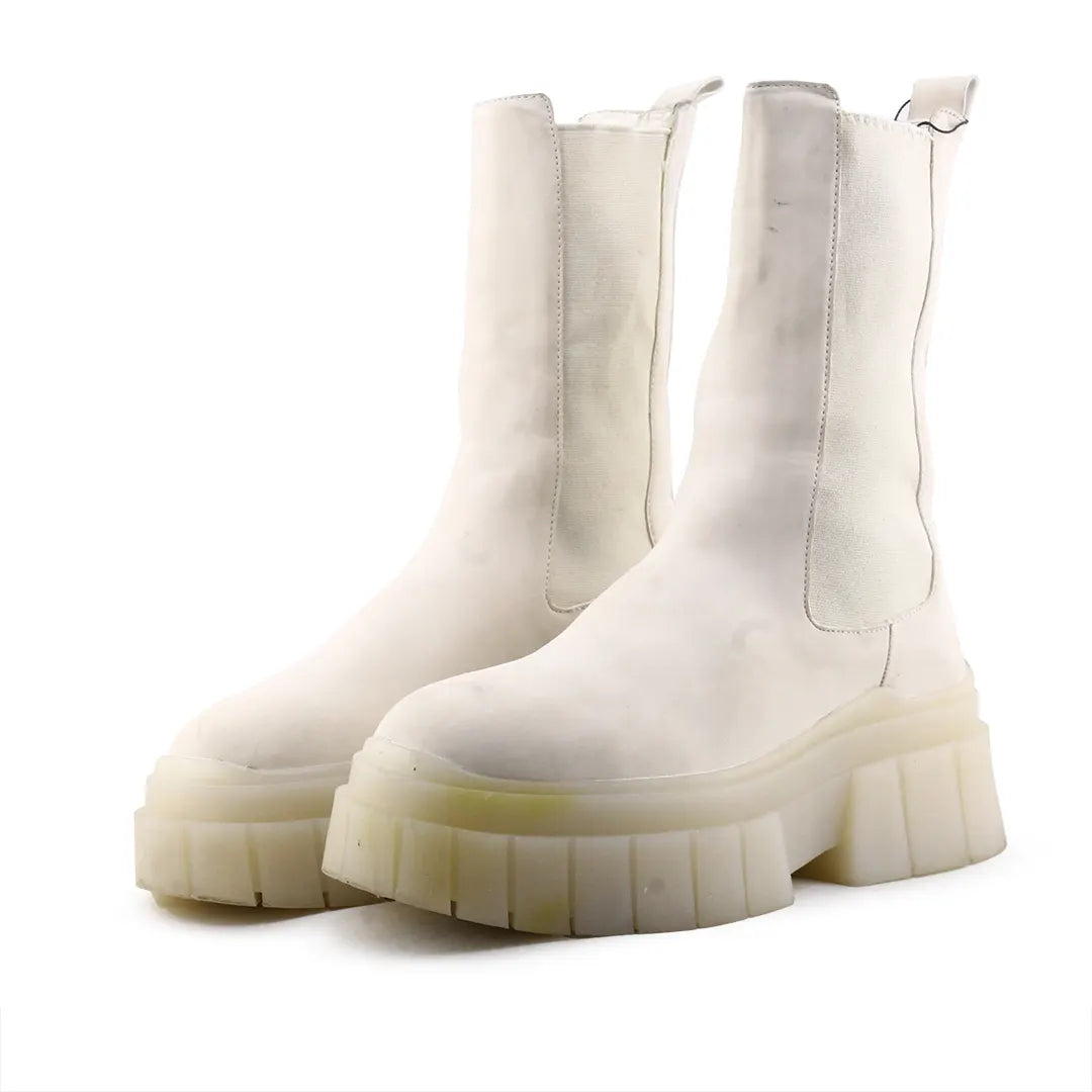 Bershka Stretchable Ankle Boot | 100% Authentic Leather