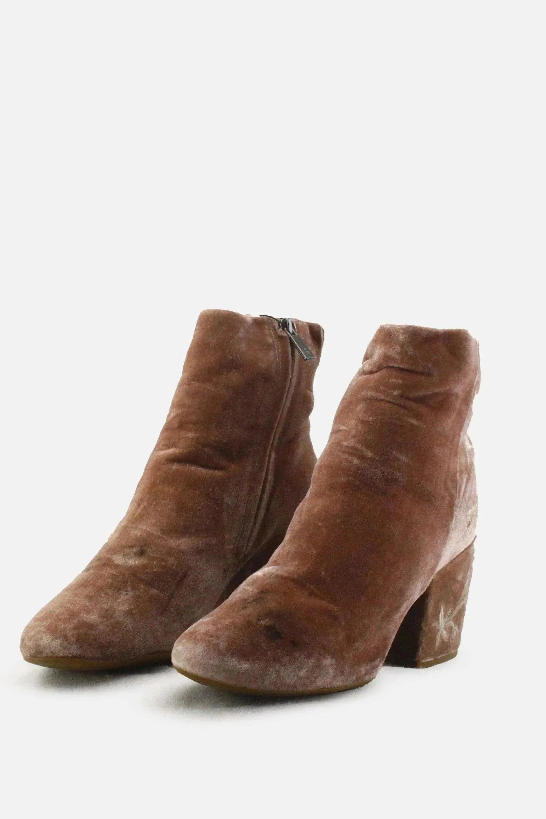 Kenneth Cole Zipper Block Ankle Boots | Suede - sundaybazar