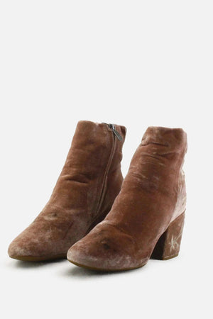 Kenneth Cole Zipper Block Ankle Boots | Suede - sundaybazar