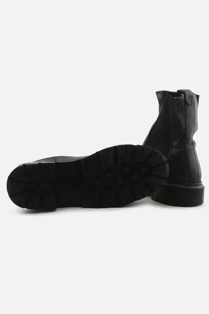 Massimo Dutti Stretchable Ankle Boots | 100% Authentic Leather - sundaybazar