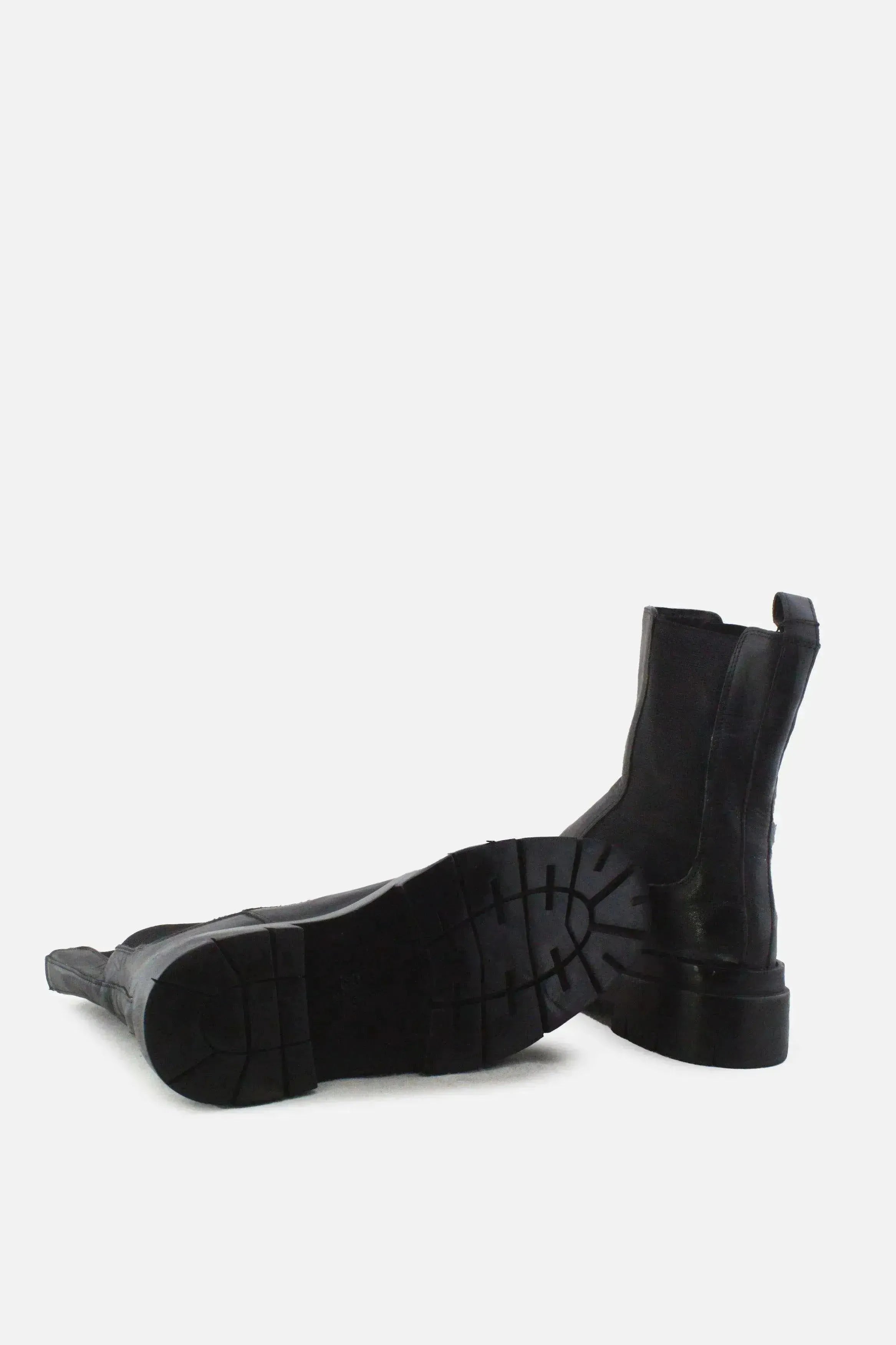 Zara Stretchable Chelsea Ankle Boots |100% Authentic Leather - sundaybazar