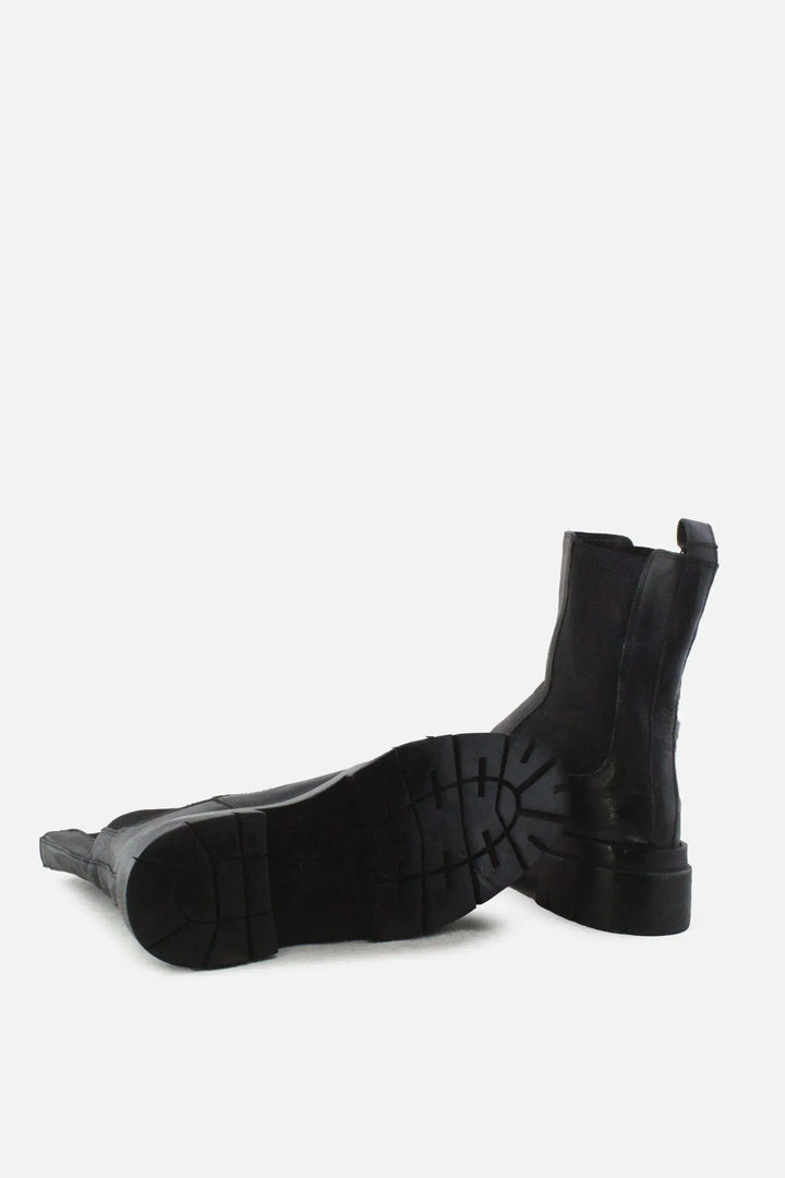 Zara Stretchable Chelsea Ankle Boots |100% Authentic Leather - sundaybazar