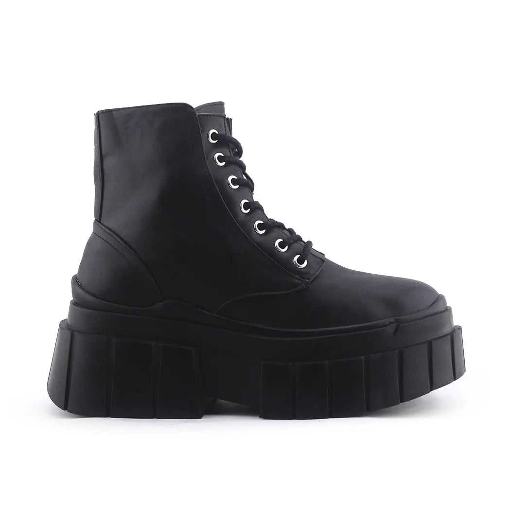 Bershka Zipper Ankle Boot | 100% Authentic Leather